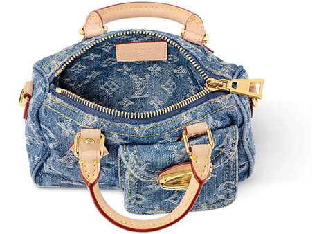 louis vuitton speedy denim